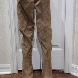 Elegant Tan Over-the-Knee Boots